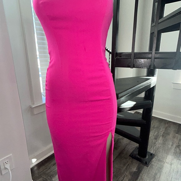 Jay Godfrey Oliver Gown Strapless Fuscia Pink Women’s Size 0 - Picture 4 of 7